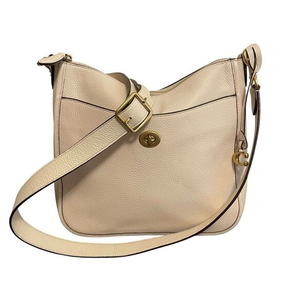 Coach Handbags - Coach Chaise Polished Pebbled Leather Crossbody Bag